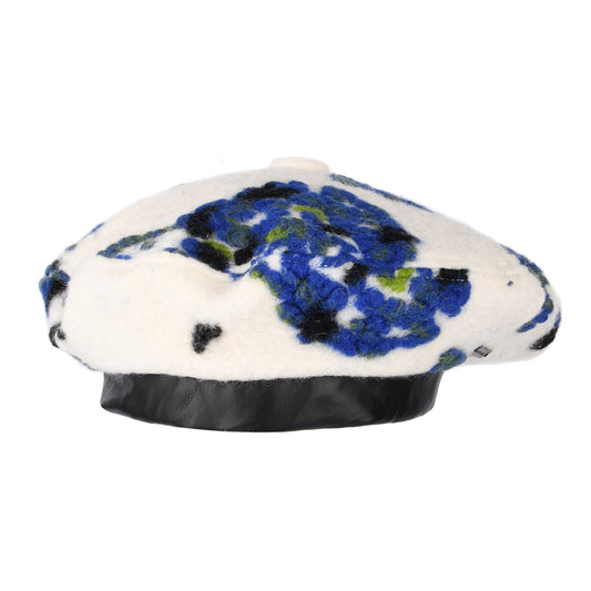 Béret Laineux Floral crème KANGOL
