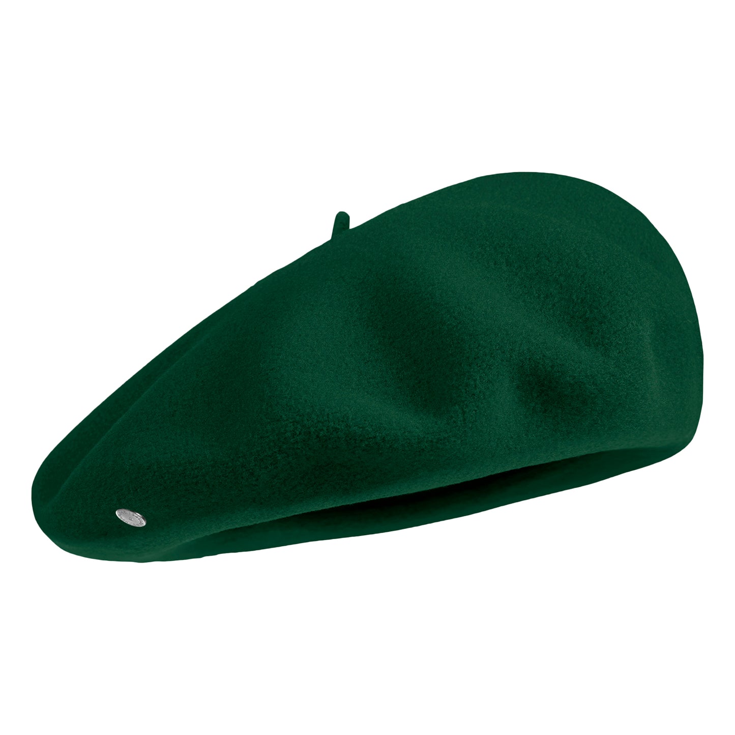 Béret Authentique en Laine Mérinos vert foncé LAULHÈRE