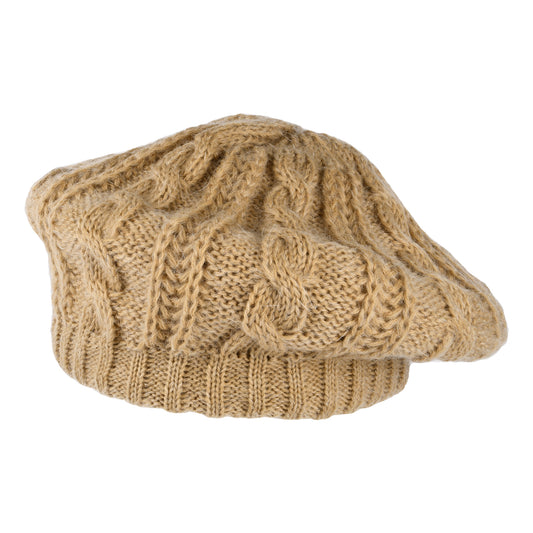 Béret à Torsades camel WHITELEY