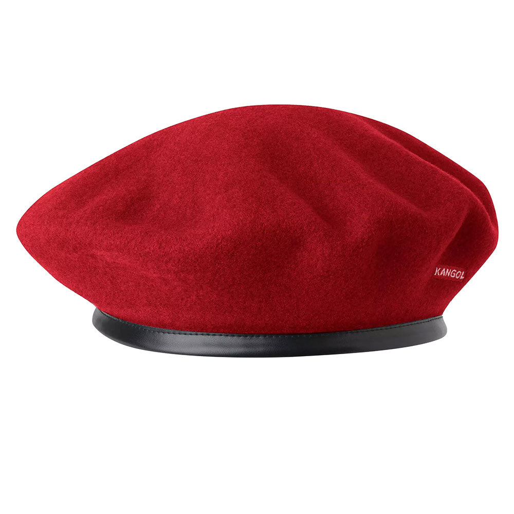 Béret Militaire en Laine Monty rouge KANGOL