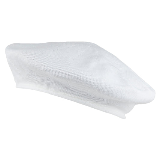 Béret en Coton 26cm de Diamètre blanc PARKHURST