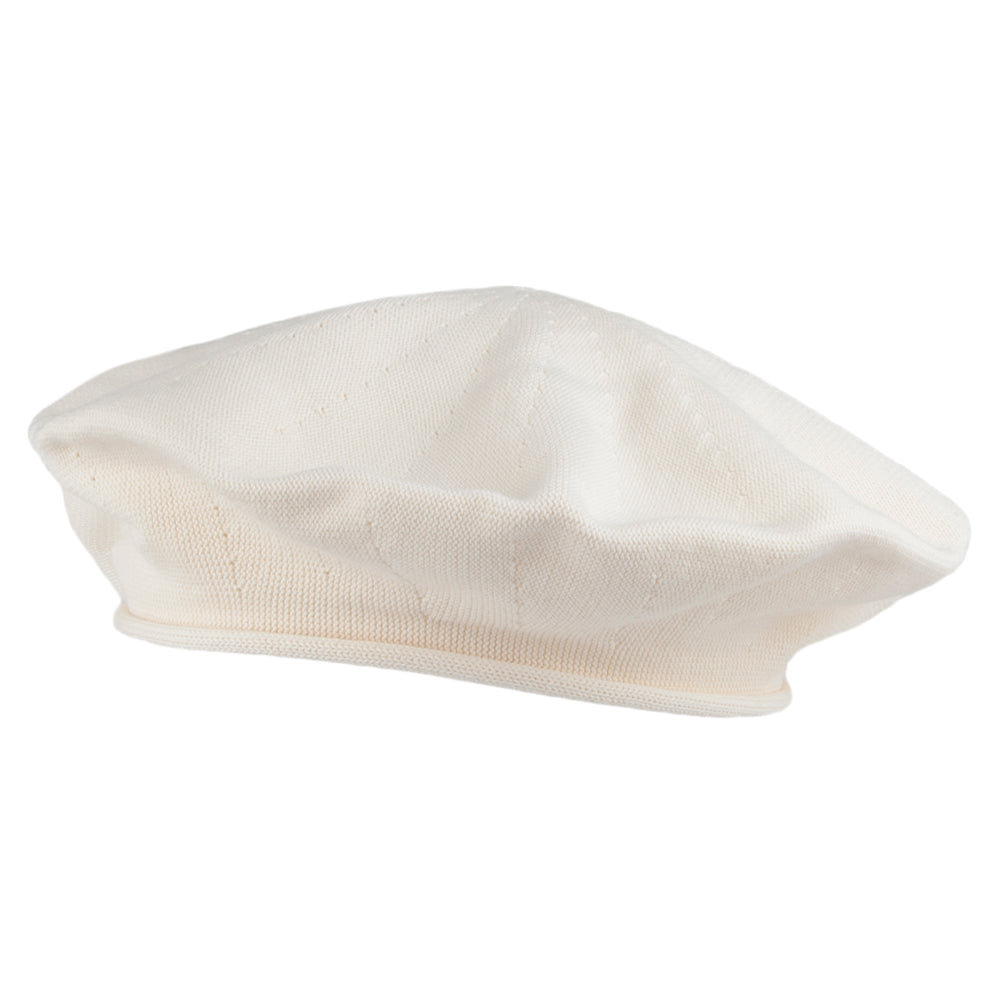 Béret en Coton 29cm de Diamètre naturel PARKHURST
