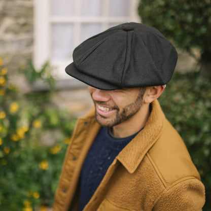 Casquette Gavroche La Grosse Pomme noir JAXON & JAMES