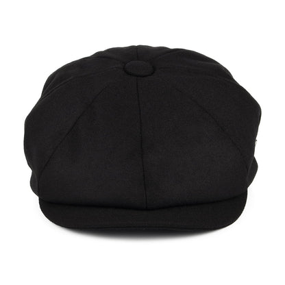 Casquette Gavroche en Melton Alfie noir FAILSWORTH