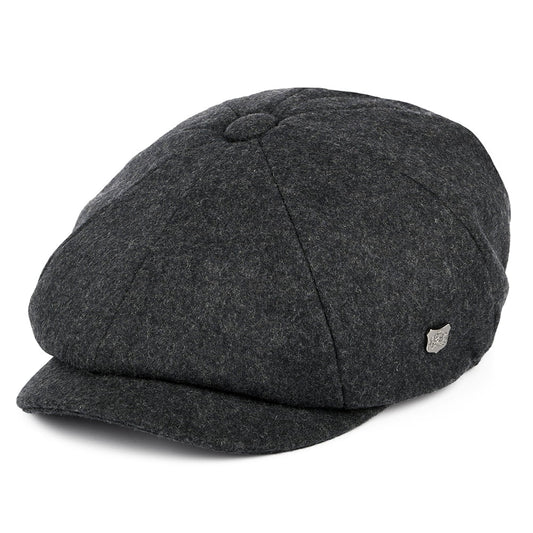 Casquette Gavroche en Melton Alfie gris FAILSWORTH