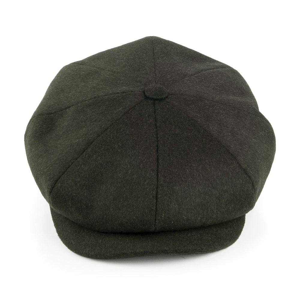 Casquette Gavroche En Laine Loden vert foncé CITY SPORT