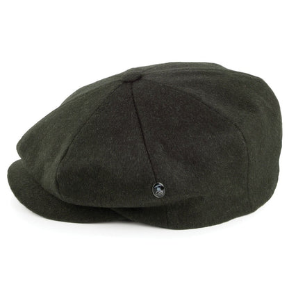 Casquette Gavroche En Laine Loden vert foncé CITY SPORT