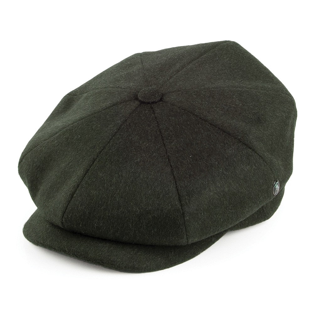 Casquette Gavroche En Laine Loden vert foncé CITY SPORT