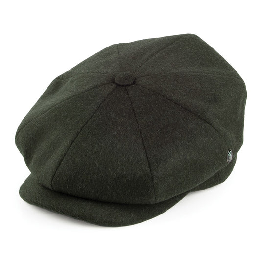 Casquette Gavroche En Laine Loden vert foncé CITY SPORT