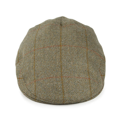 Casquette Plate en Tweed Kinloch Saxony sauge OLNEY
