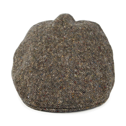 Casquette Plate en Tweed Véritable Hereford marron OLNEY