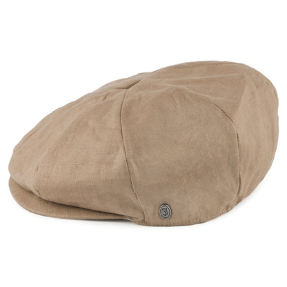 Casquette Gavroche en Lin camel JAXON & JAMES