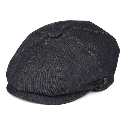 Casquette Gavroche en Jean bleu foncé JAXON & JAMES