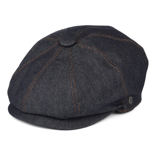 Casquette Gavroche en Jean bleu foncé JAXON & JAMES