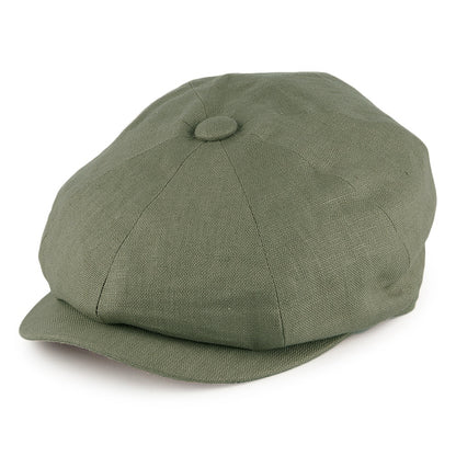Casquette Gavroche en Lin Alfie khaki FAILSWORTH