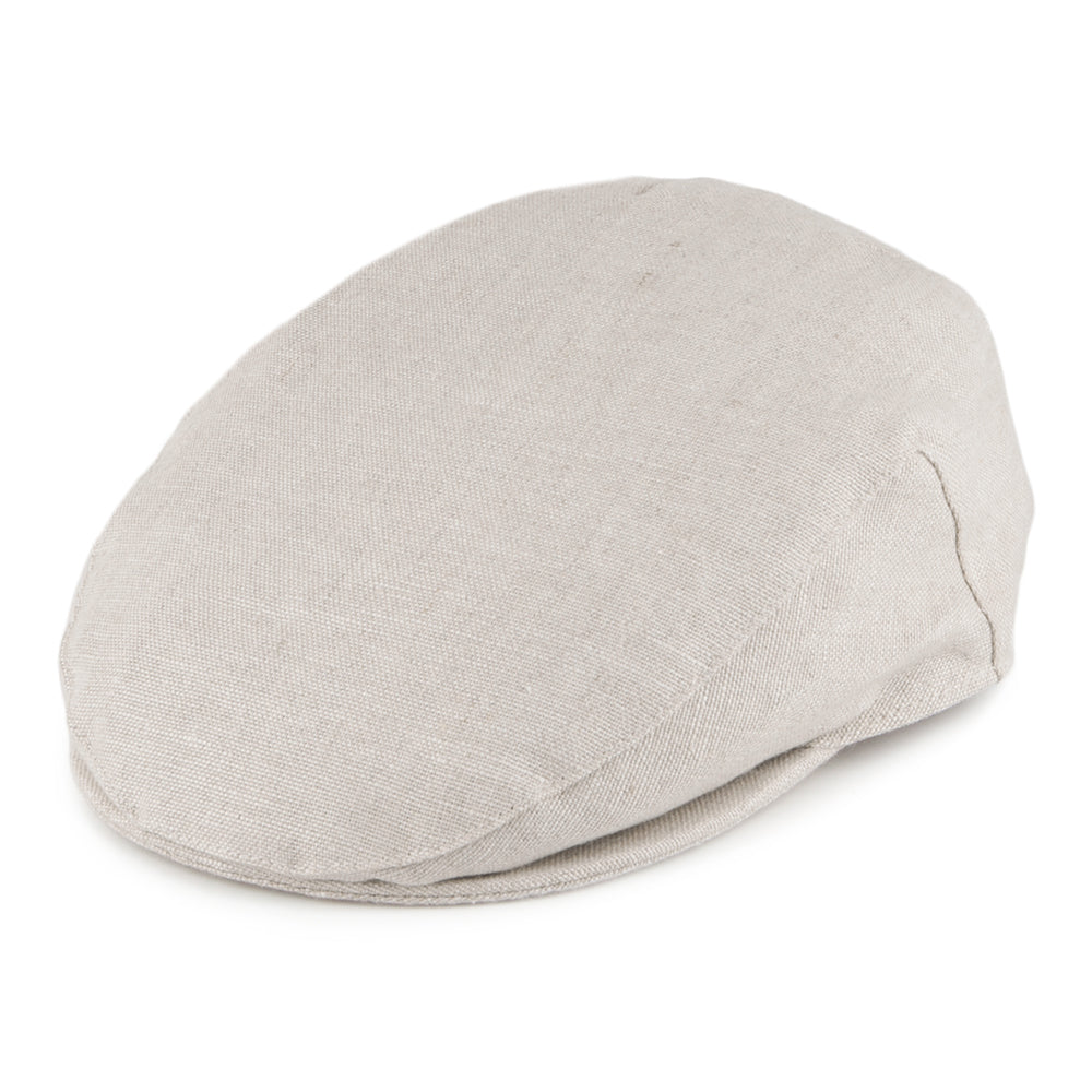 Casquette Plate en Lin Irlandais naturel FAILSWORTH