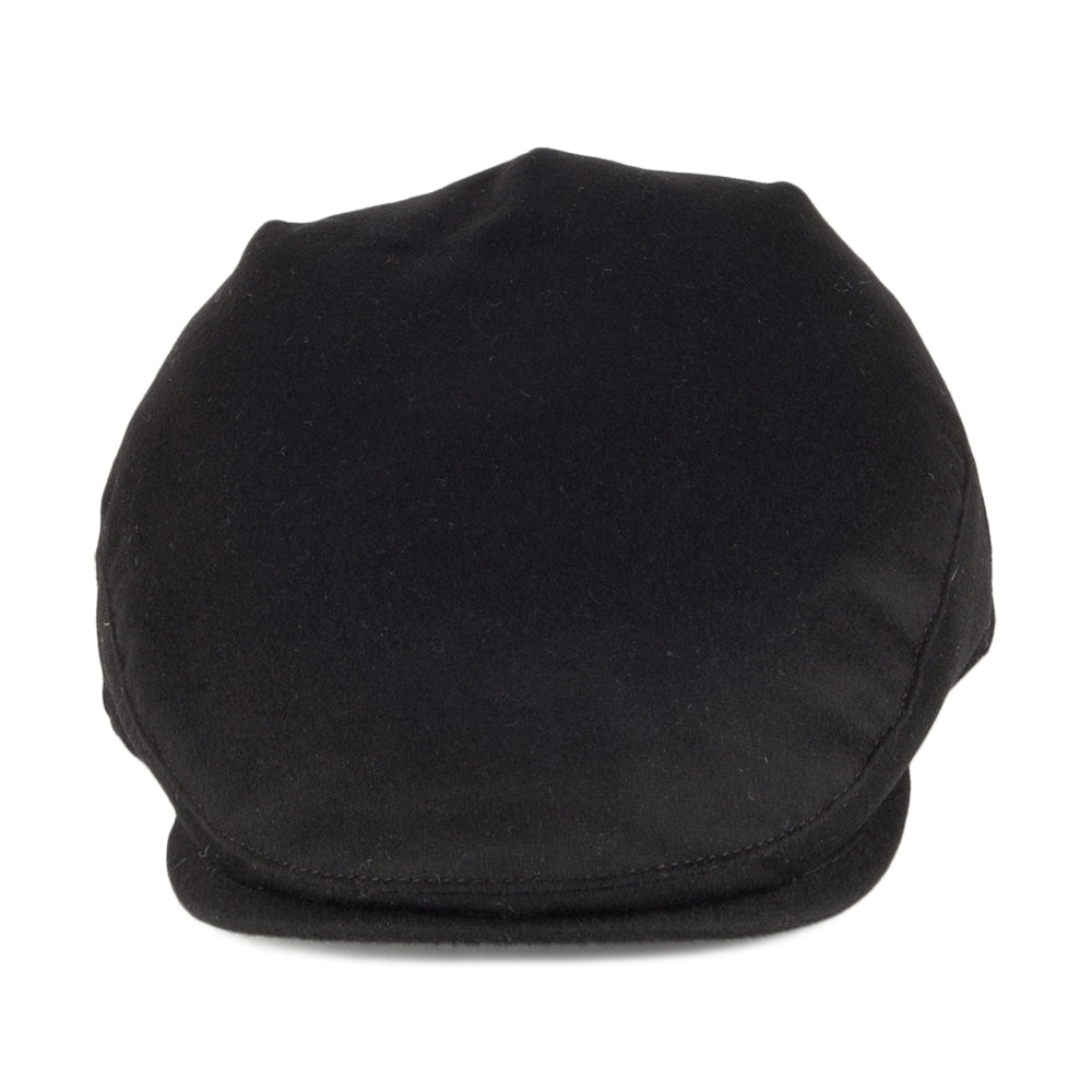 Casquette Plate en Pur Cachemire Balmoral noir CHRISTYS
