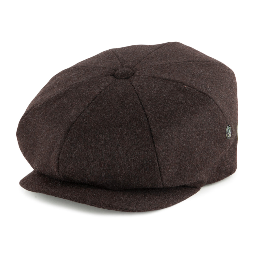 Casquette Gavroche En Laine Loden marron CITY SPORT