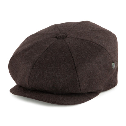 Casquette Gavroche En Laine Loden marron CITY SPORT