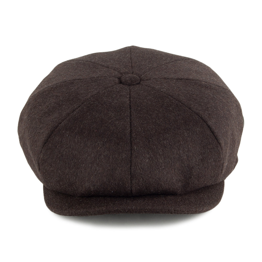 Casquette Gavroche En Laine Loden marron CITY SPORT