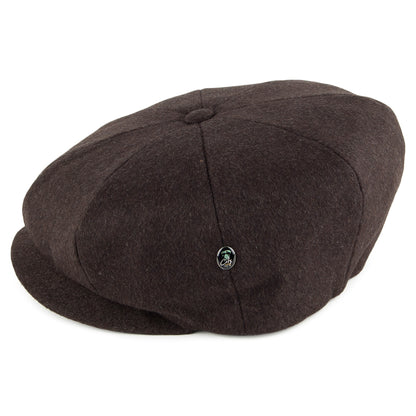 Casquette Gavroche En Laine Loden marron CITY SPORT
