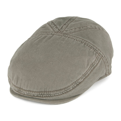 Casquette Plate en Coton Paradise olive STETSON