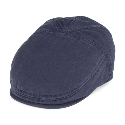 Casquette Plate en Coton Paradise bleu marine STETSON