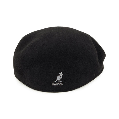 Casquette Plate en Laine 504 noir KANGOL
