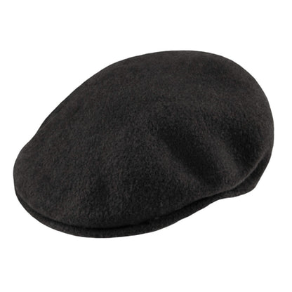 Casquette Plate en Laine 504 noir KANGOL