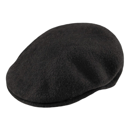 Casquette Plate en Laine 504 noir KANGOL