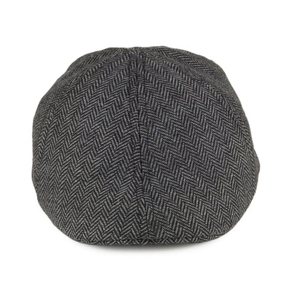 Casquette Plate à étiquette marron à Chevrons Bec-de-Canard Mr. Mitchell noir BARTS