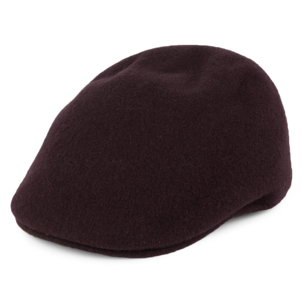 Casquette Plate en Laine 507 Seamless marron KANGOL
