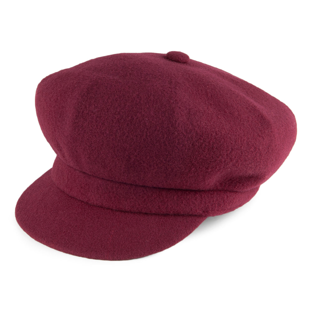 Casquette Gavroche en Laine Spitfire vin KANGOL