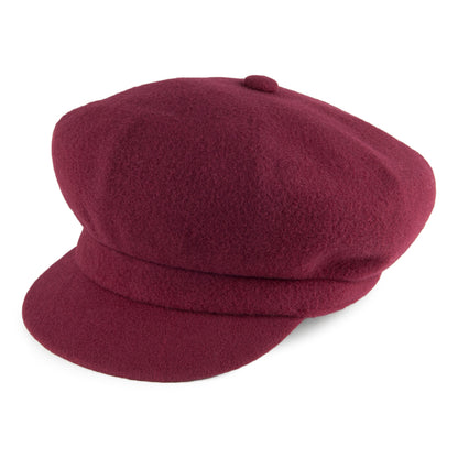 Casquette Gavroche en Laine Spitfire vin KANGOL