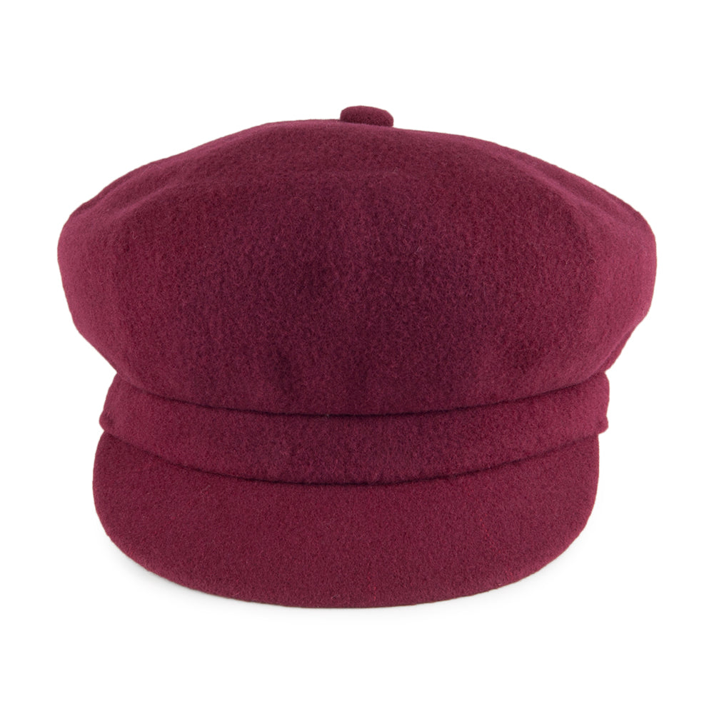 Casquette Gavroche en Laine Spitfire vin KANGOL