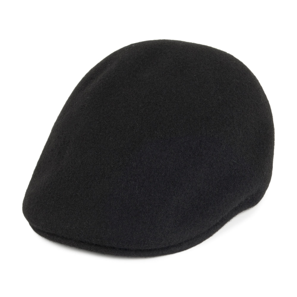 Casquette Plate en Laine 507 Seamless noir KANGOL