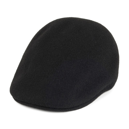 Casquette Plate en Laine 507 Seamless noir KANGOL