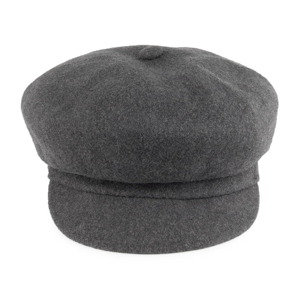 Casquette Gavroche en Laine Spitfire flanelle foncée KANGOL