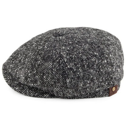 Casquette Gavroche en Tweed du Donegal Hatteras anthracite STETSON