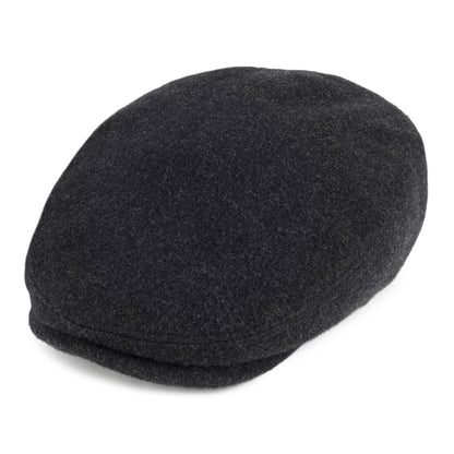 Casquette Plate en Laine et Cachemire Protège-Oreilles Kent anthracite STETSON