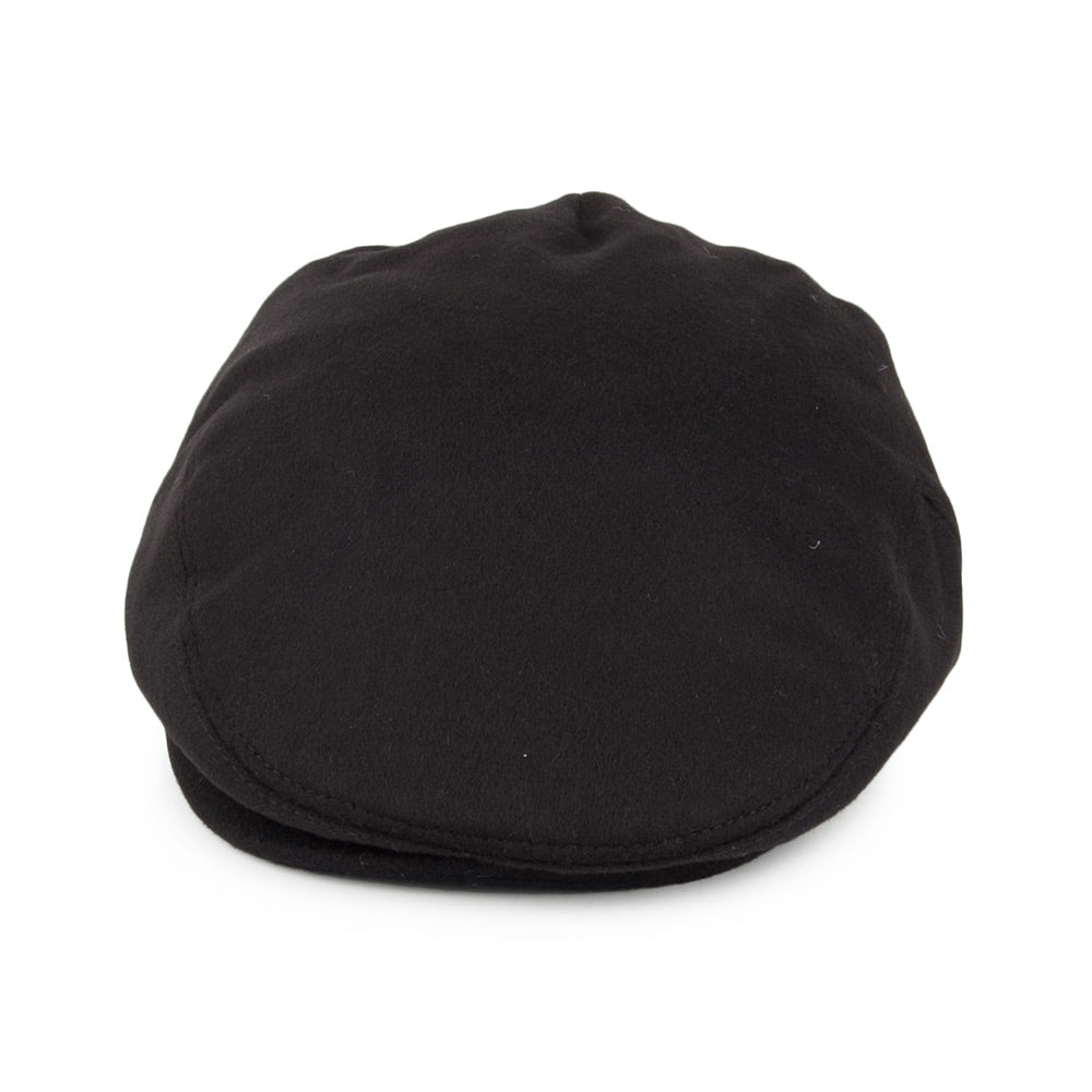 Casquette Plate en Pure Laine Harlem noir JAXON & JAMES