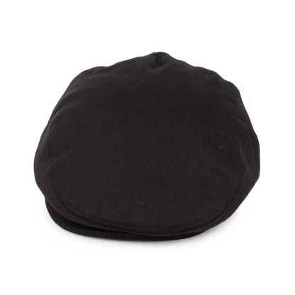 Casquette Plate en Pure Laine Harlem noir JAXON & JAMES