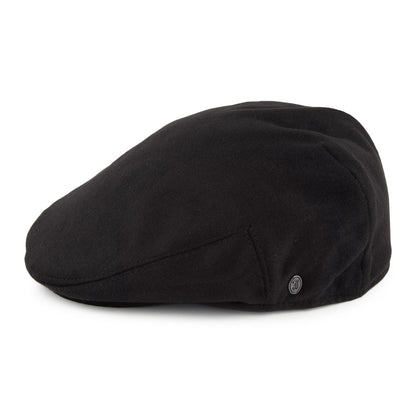 Casquette Plate en Pure Laine Harlem noir JAXON & JAMES