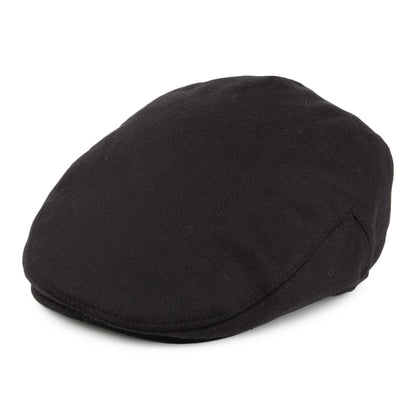 Casquette Plate en Pure Laine Harlem noir JAXON & JAMES