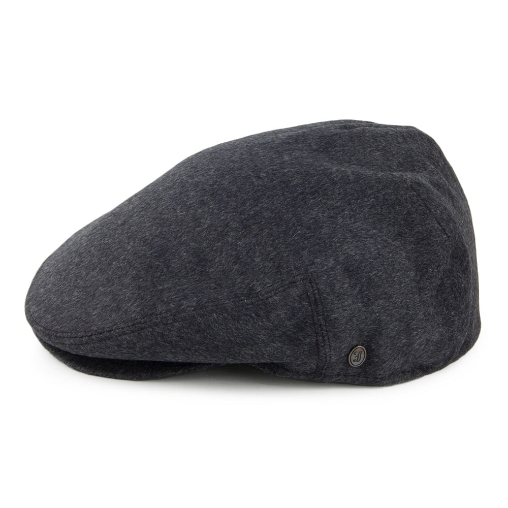 Casquette Plate en Pure Laine Harlem anthracite JAXON & JAMES