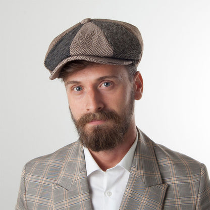Casquette Gavroche Patch à Chevrons multicolore JAXON & JAMES