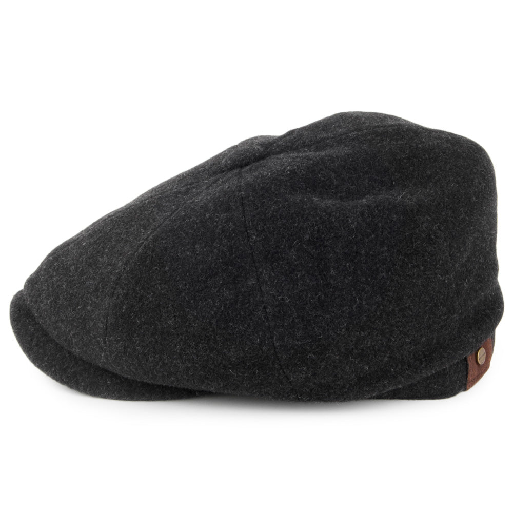 Casquette Gavroche en Laine et Cachemire Hatteras anthracite STETSON