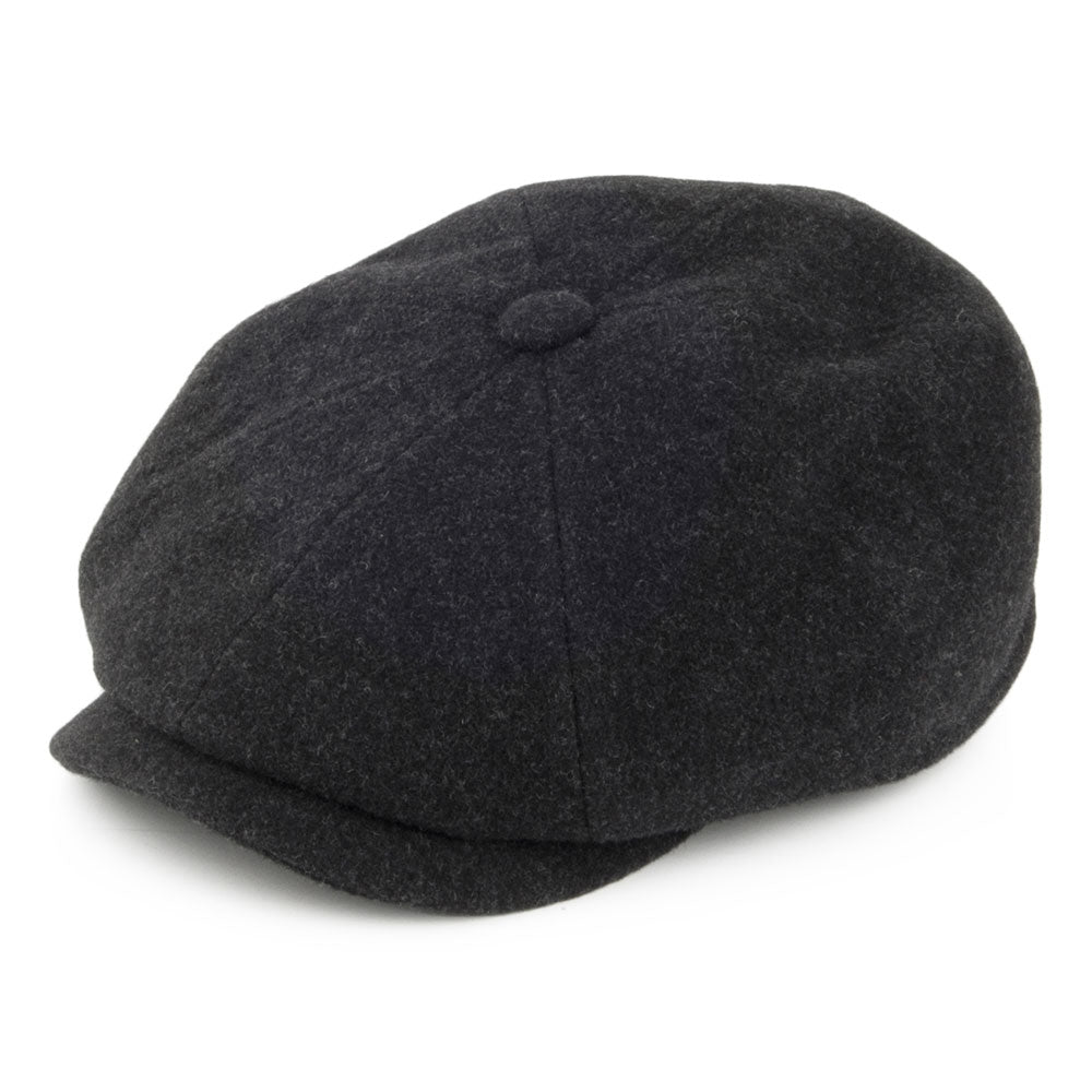 Casquette Gavroche en Laine et Cachemire Hatteras anthracite STETSON