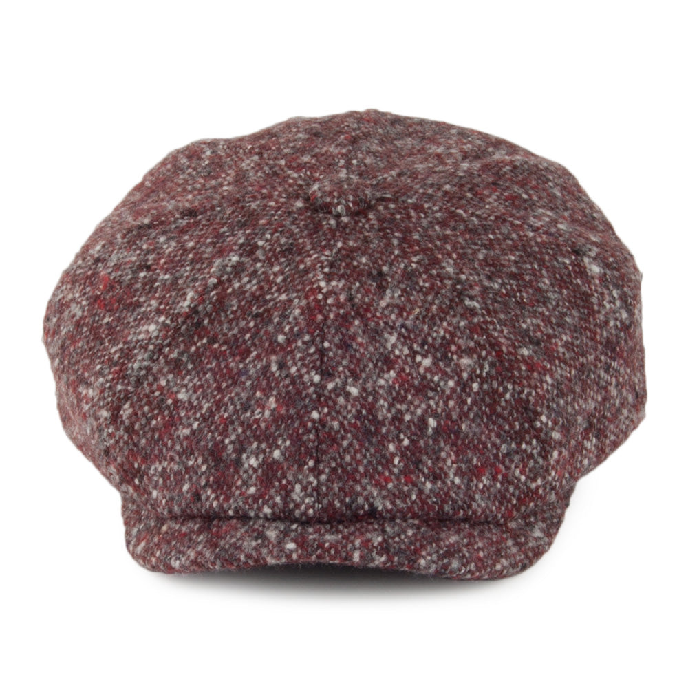 Casquette Gavroche en Tweed du Donegal Hatteras vin STETSON