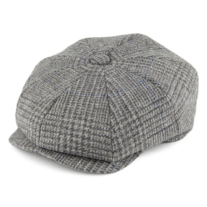 Casquette Gavroche en Tweed Country gris CHRISTYS